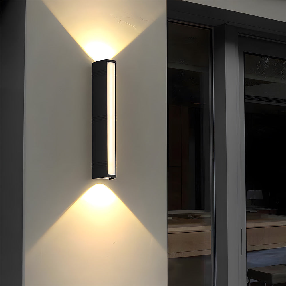 Modern LED Outdoor Wall Light Up Down Sconce for Garden & Patio