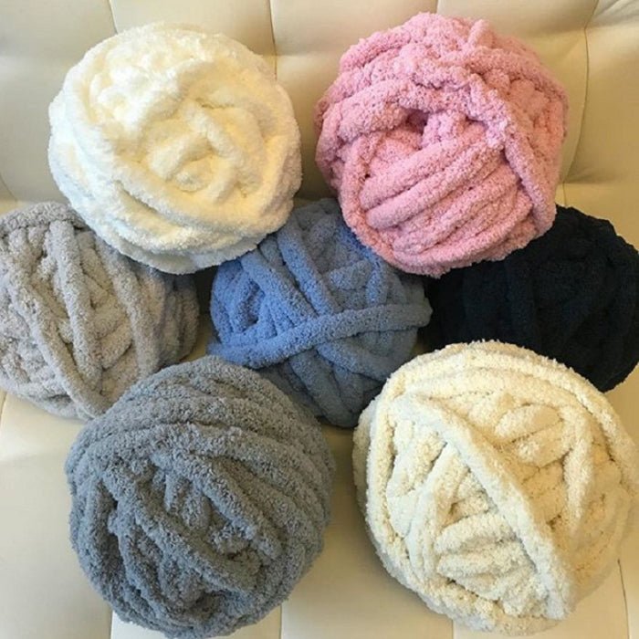 250g Thick Chunky Chenille Yarn for Knitting & Crochet Blankets