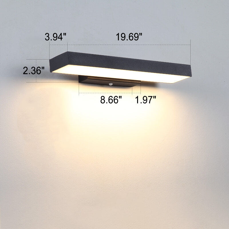 Outdoor LED Wall Light with Motion Sensor - Weather-Resistant Security Lighting
