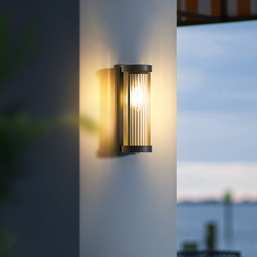 Solar Wall Light for Outdoor Use – Up & Down Garden & Patio Lighting