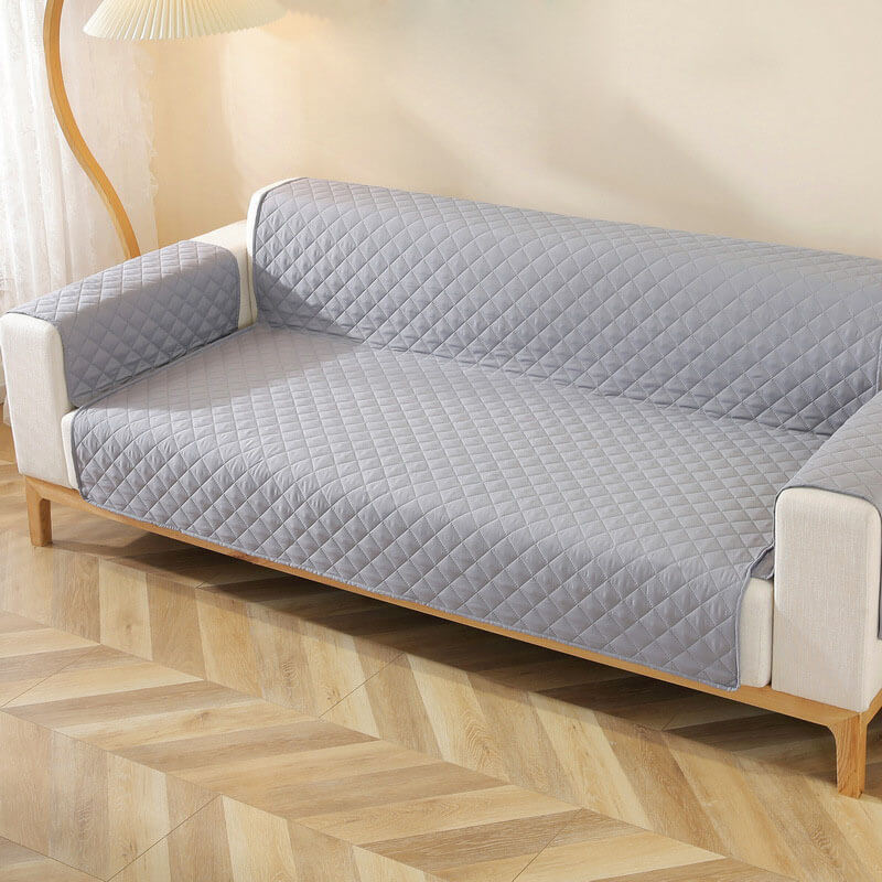 Washable Velvet Sofa Cover for 3-Seater Couch - Non-Slip Pet Protector
