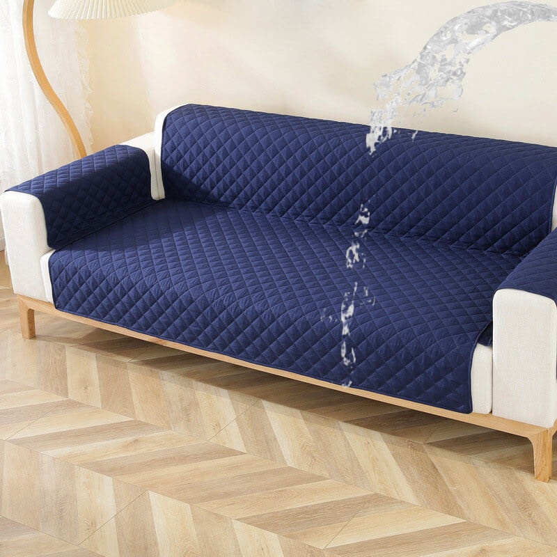 Washable Velvet Sofa Cover for 3-Seater Couch - Non-Slip Pet Protector