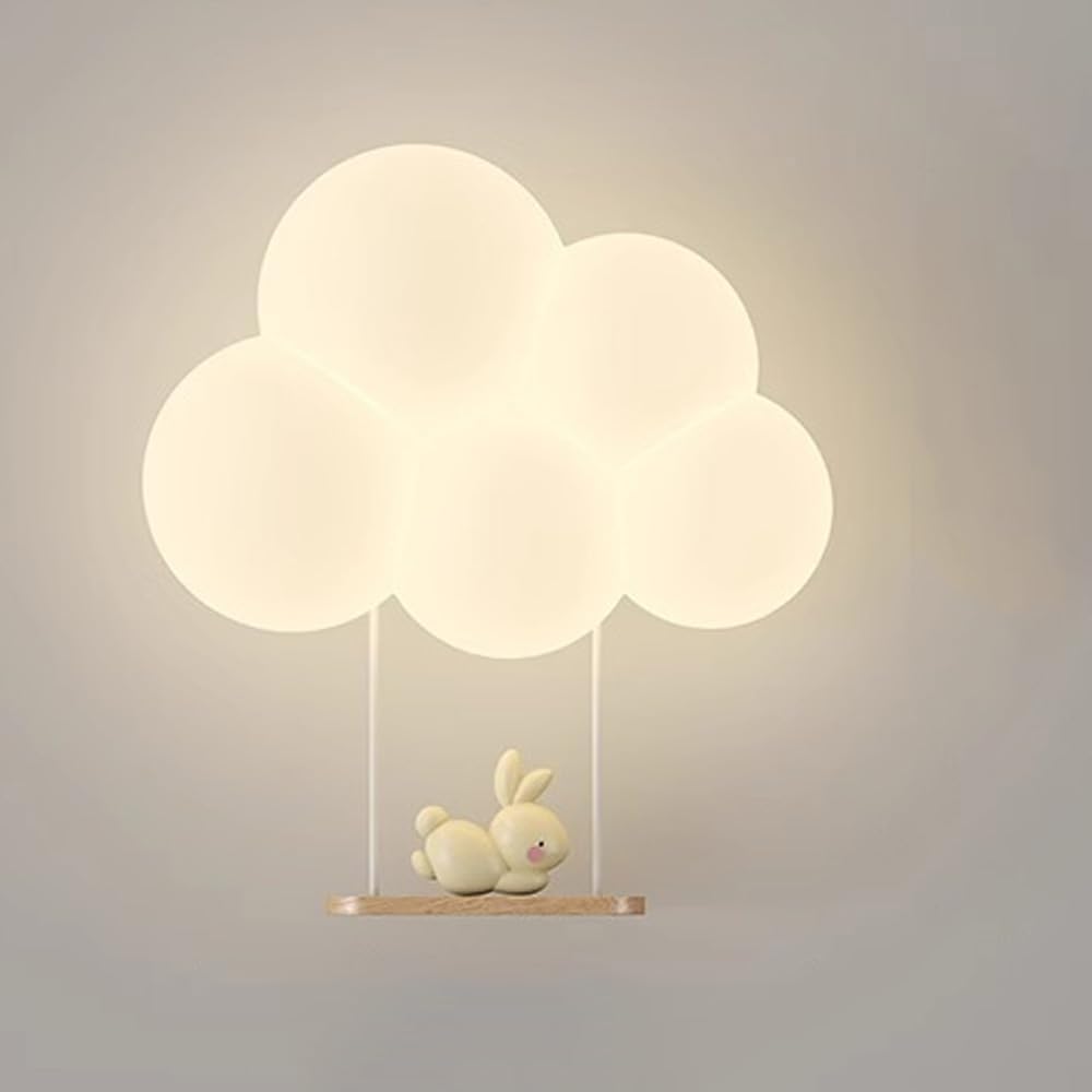 Kids LED Cloud Night Light for Nursery & Bedroom Decor