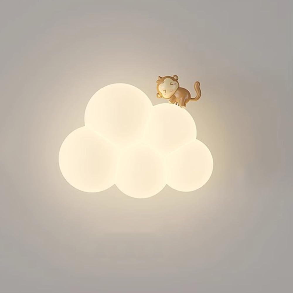 Kids LED Cloud Night Light for Nursery & Bedroom Decor