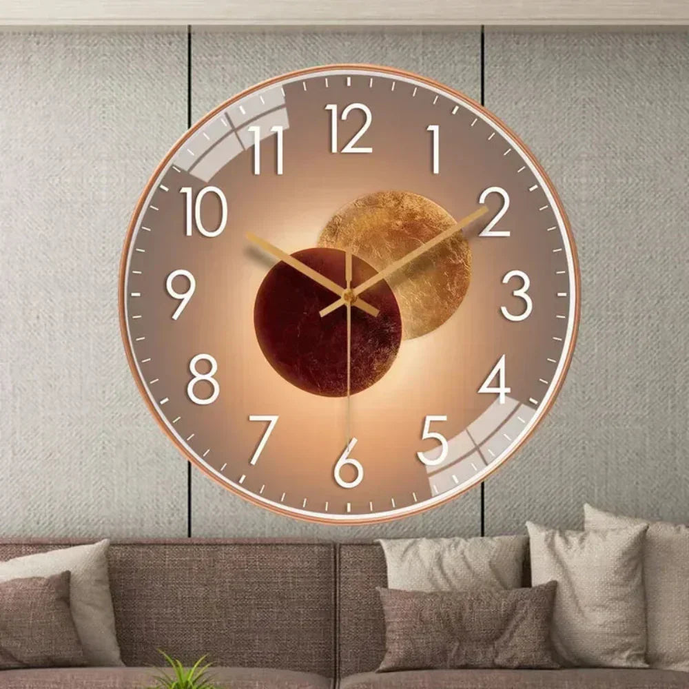 Minimalist Silent Wall Clock - Modern Home Décor for Living Room