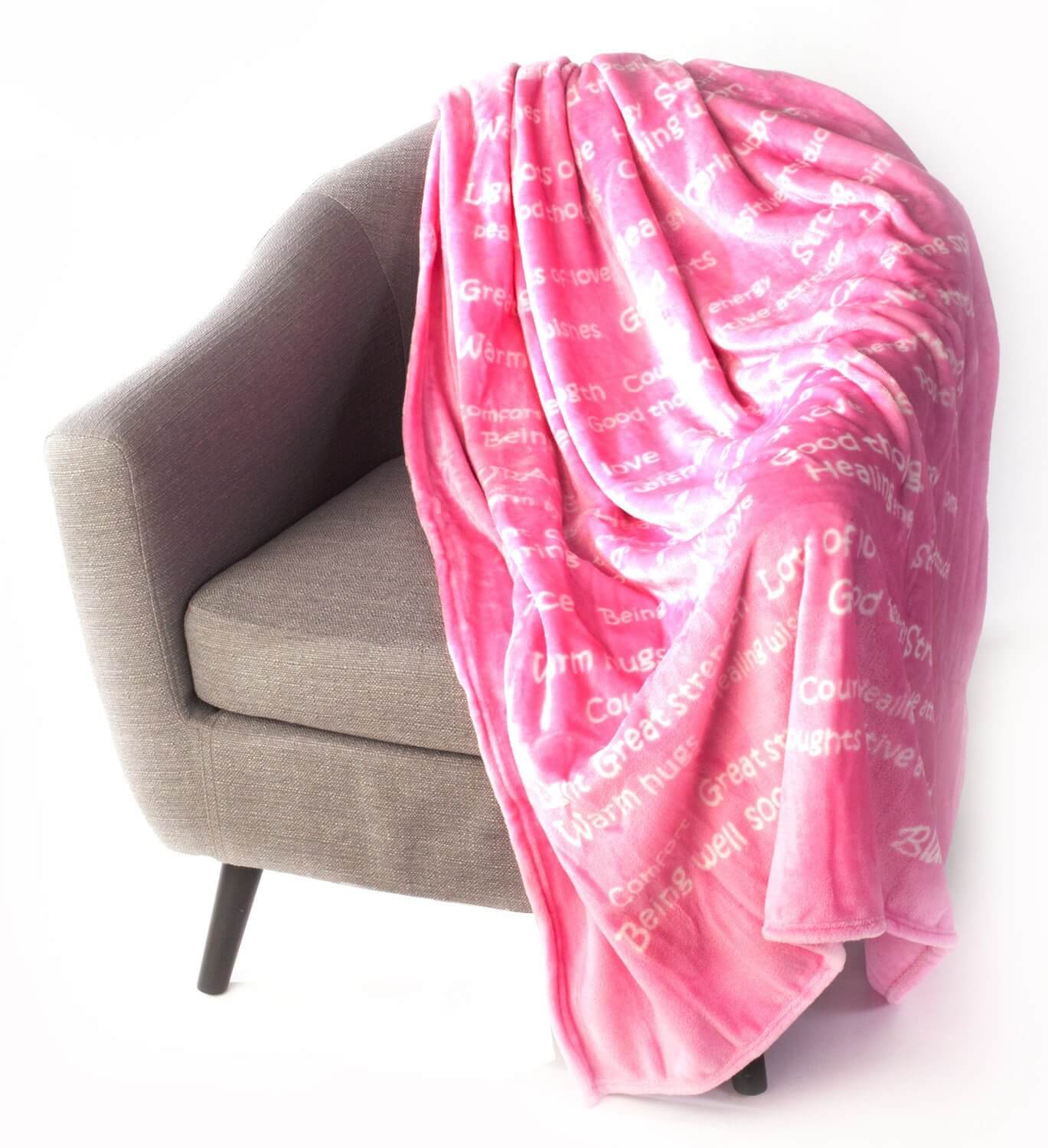 Sympathy Throw Blanket for Healing, Comfort, and Compassion Messages