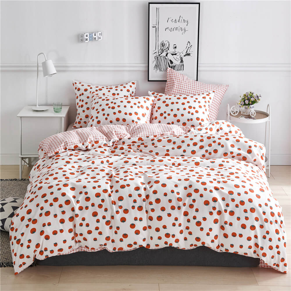 Luxury Cotton Duvet Cover Set - Soft, Breathable Bedding for Comfort