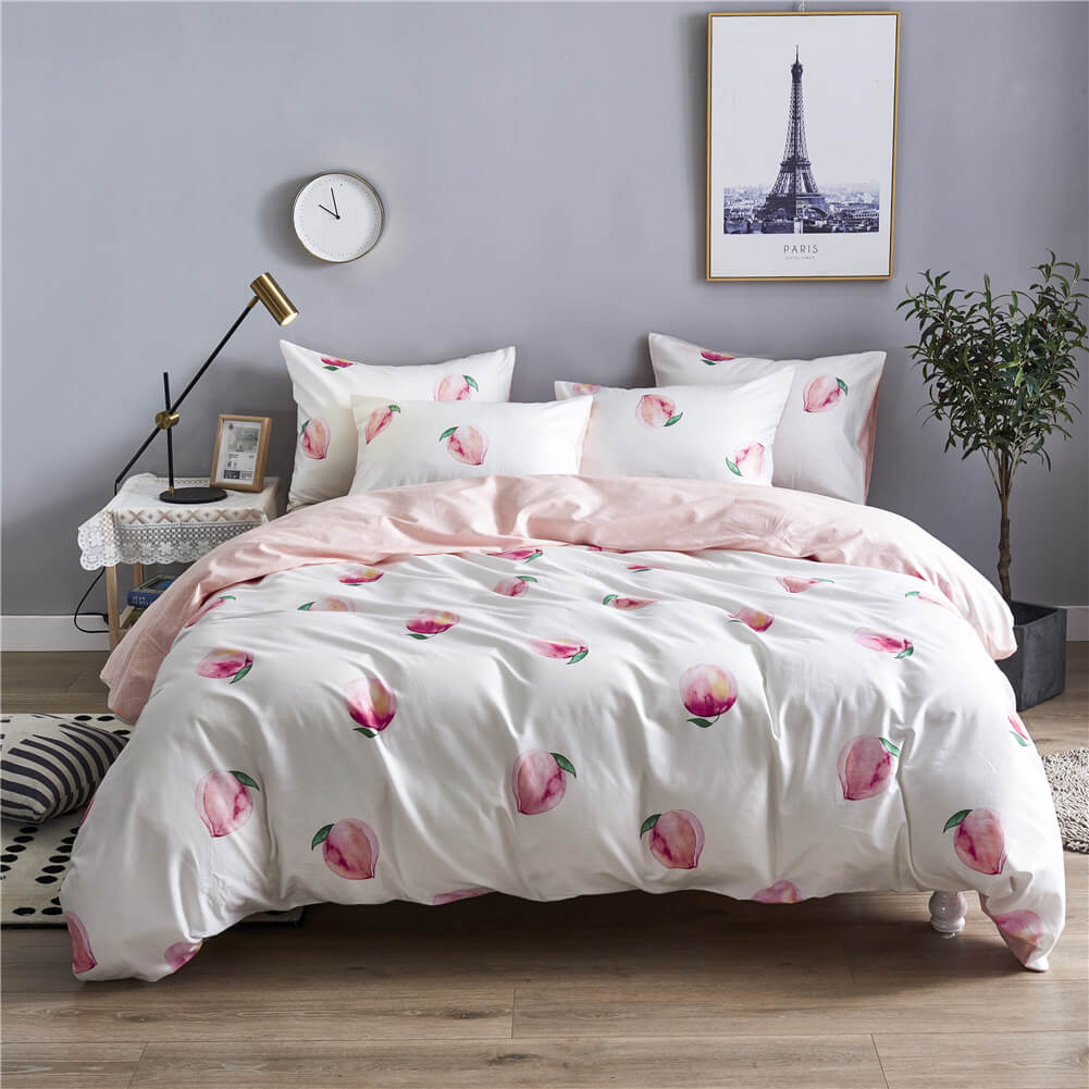 Luxury Cotton Duvet Cover Set - Soft, Breathable Bedding for Comfort