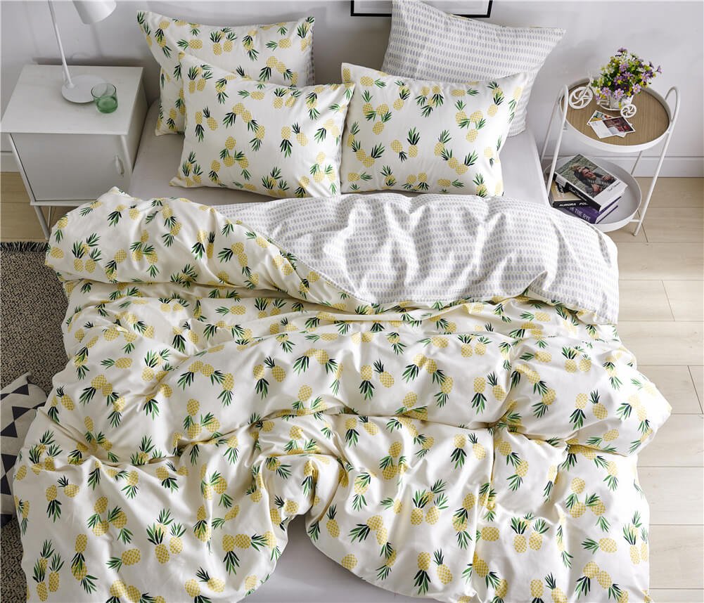 Luxury Cotton Duvet Cover Set - Soft, Breathable Bedding for Comfort