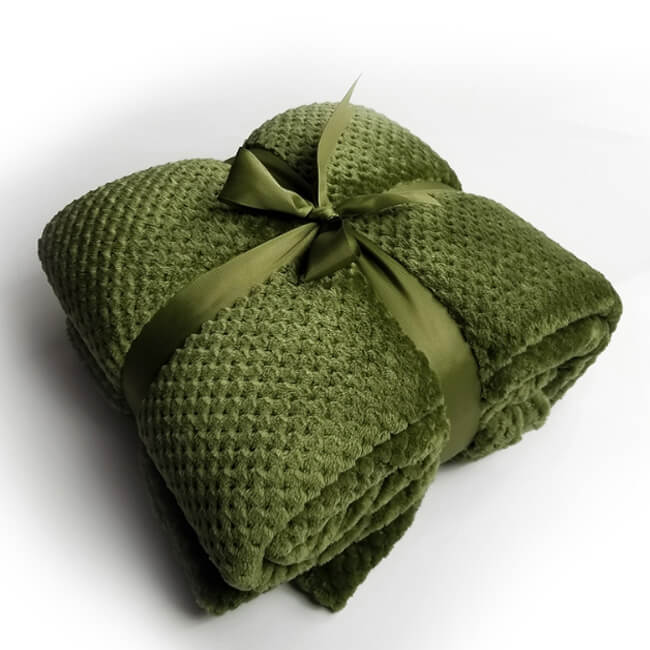 Soft Cotton Flannel Fleece Throw Blanket for Cozy Home Comfort