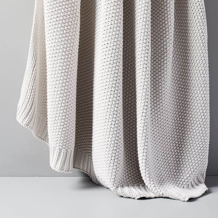 Soft Cotton Knit Throw Blanket for Cozy Home Decor