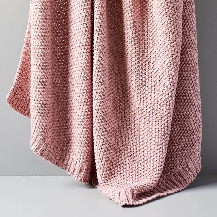Soft Cotton Knit Throw Blanket for Cozy Home Decor