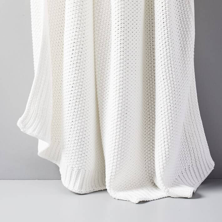 Soft Cotton Knit Throw Blanket for Cozy Home Decor