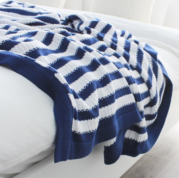 Soft Cotton Knit Throw Blanket for Cozy Home Decor