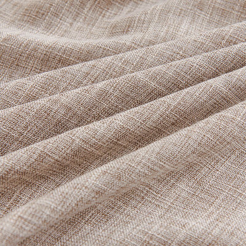 Washable L-Shaped Sofa Cover - Cotton Linen Sectional Protector for Living Room