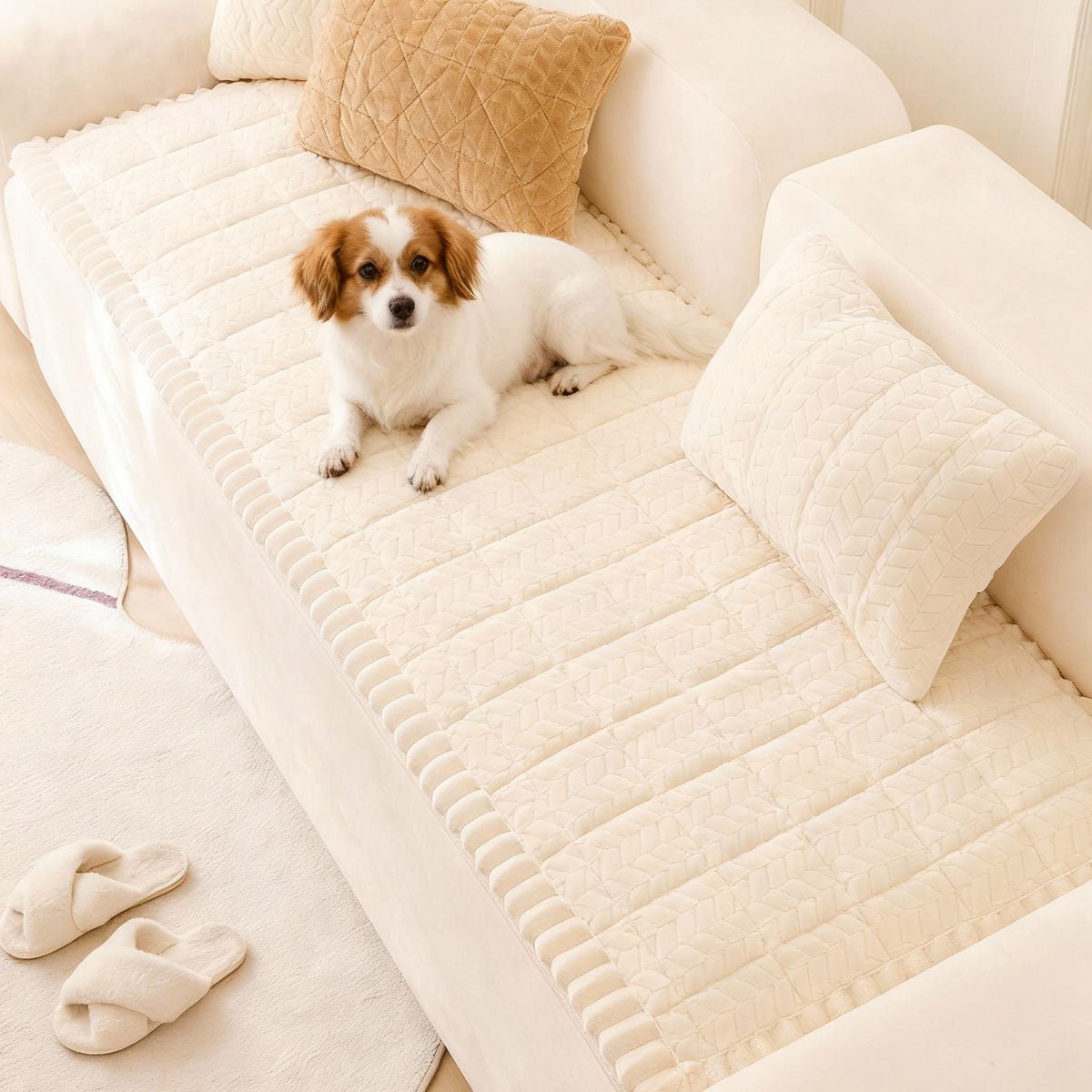 Waterproof Dog Bed Cover & Anti-Slip Sofa Protector for Pets
