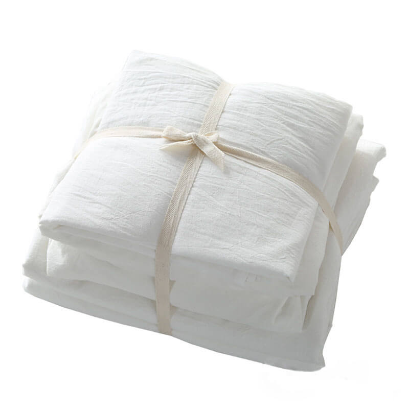 Luxury Egyptian Cotton 3-Piece Duvet Cover Set for Queen/King Beds