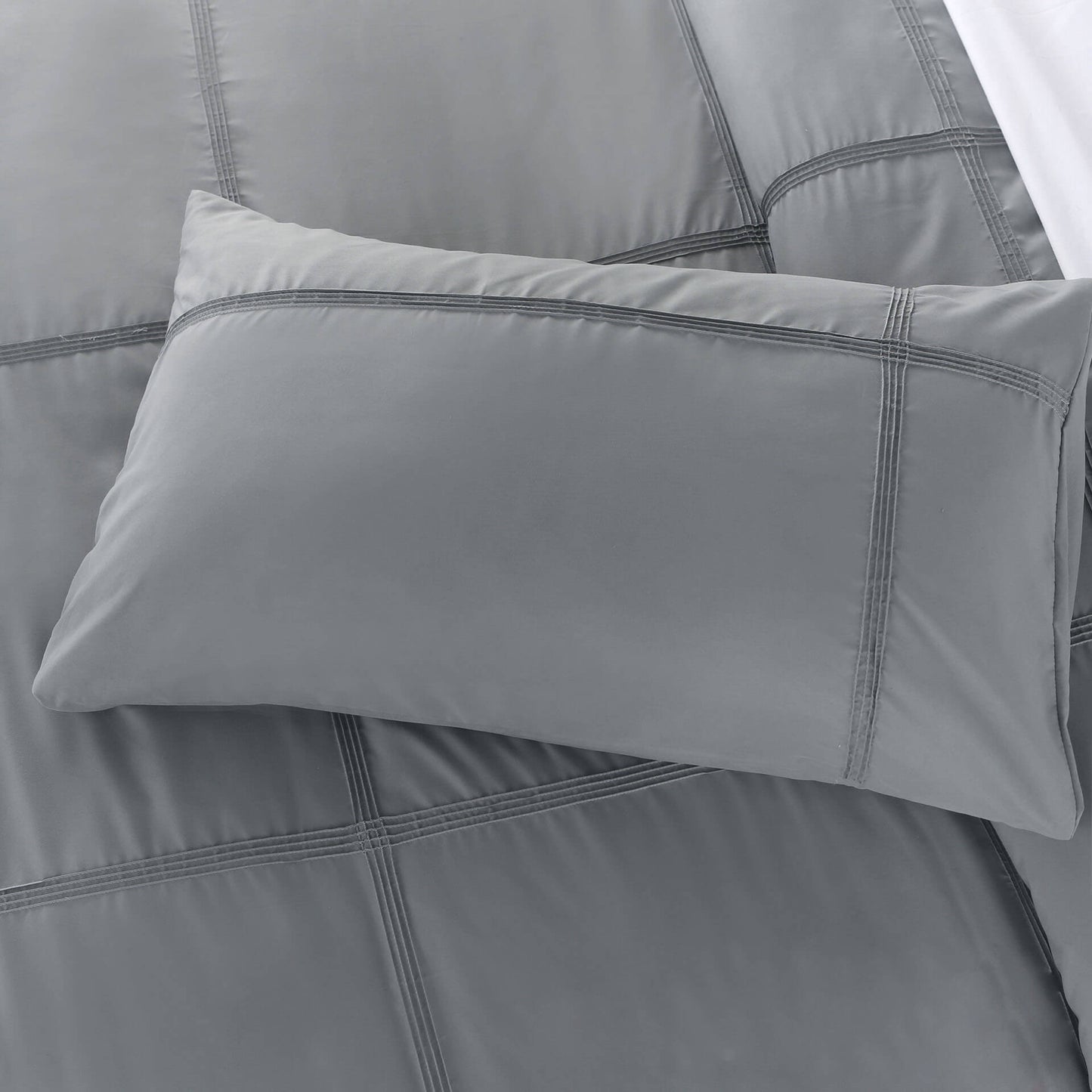 Luxury Egyptian Cotton 3-Piece Duvet Cover Set for Queen/King Beds