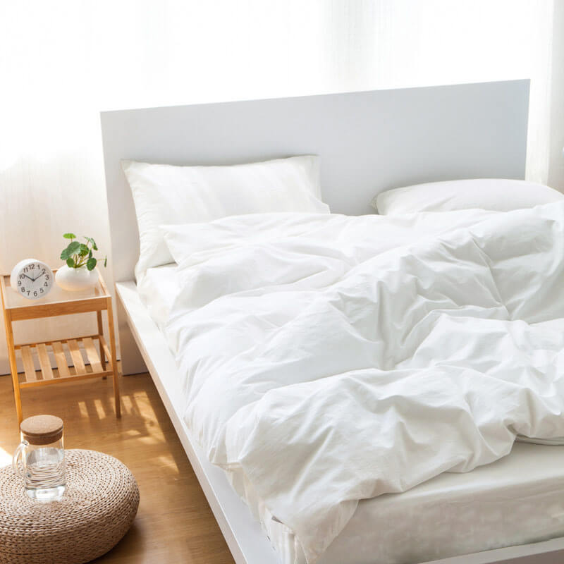 Luxury Egyptian Cotton 3-Piece Duvet Cover Set for Queen/King Beds