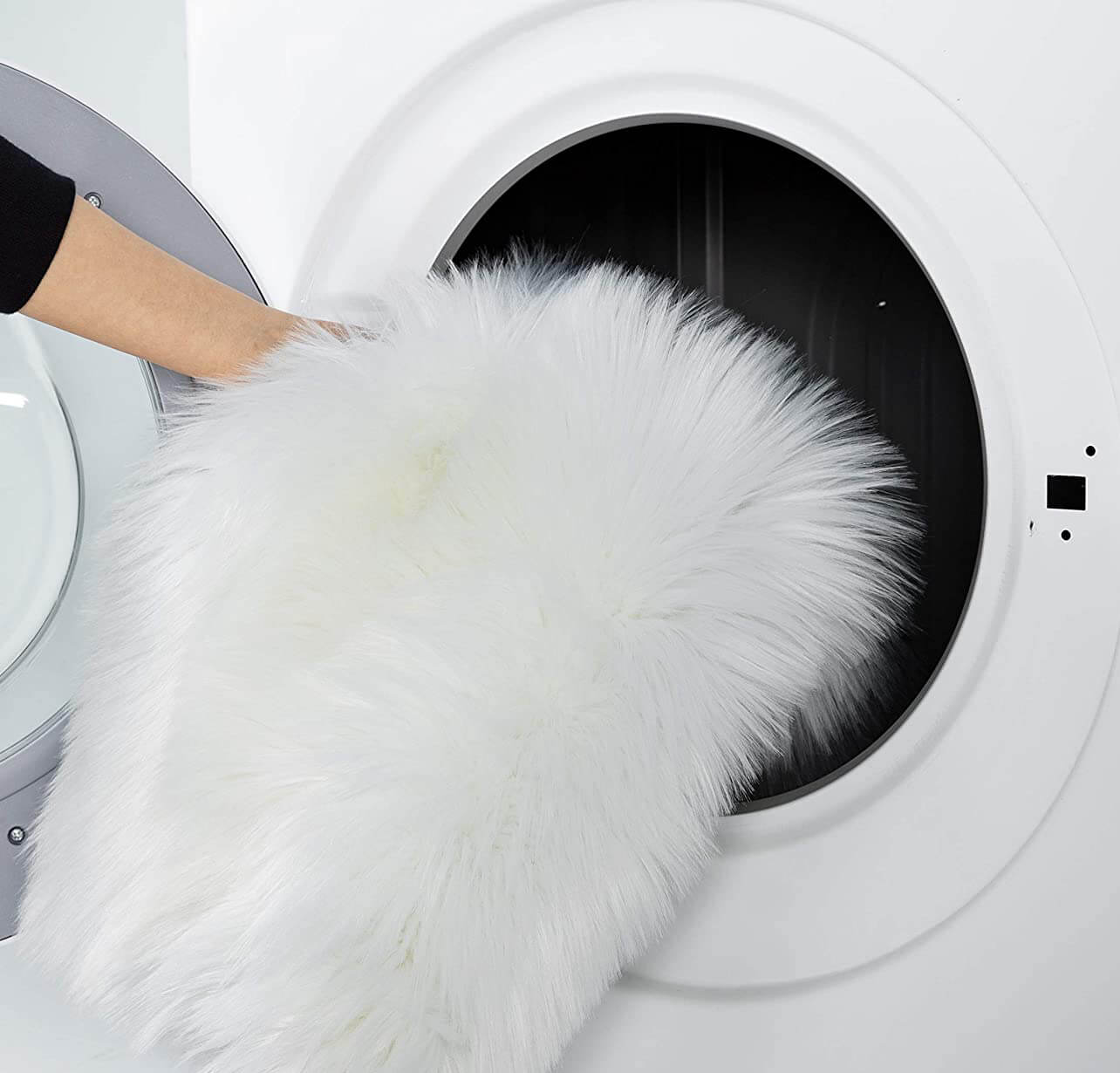 Soft Faux Fur Sheepskin Area Rug - Fluffy Bedroom & Living Room Decor