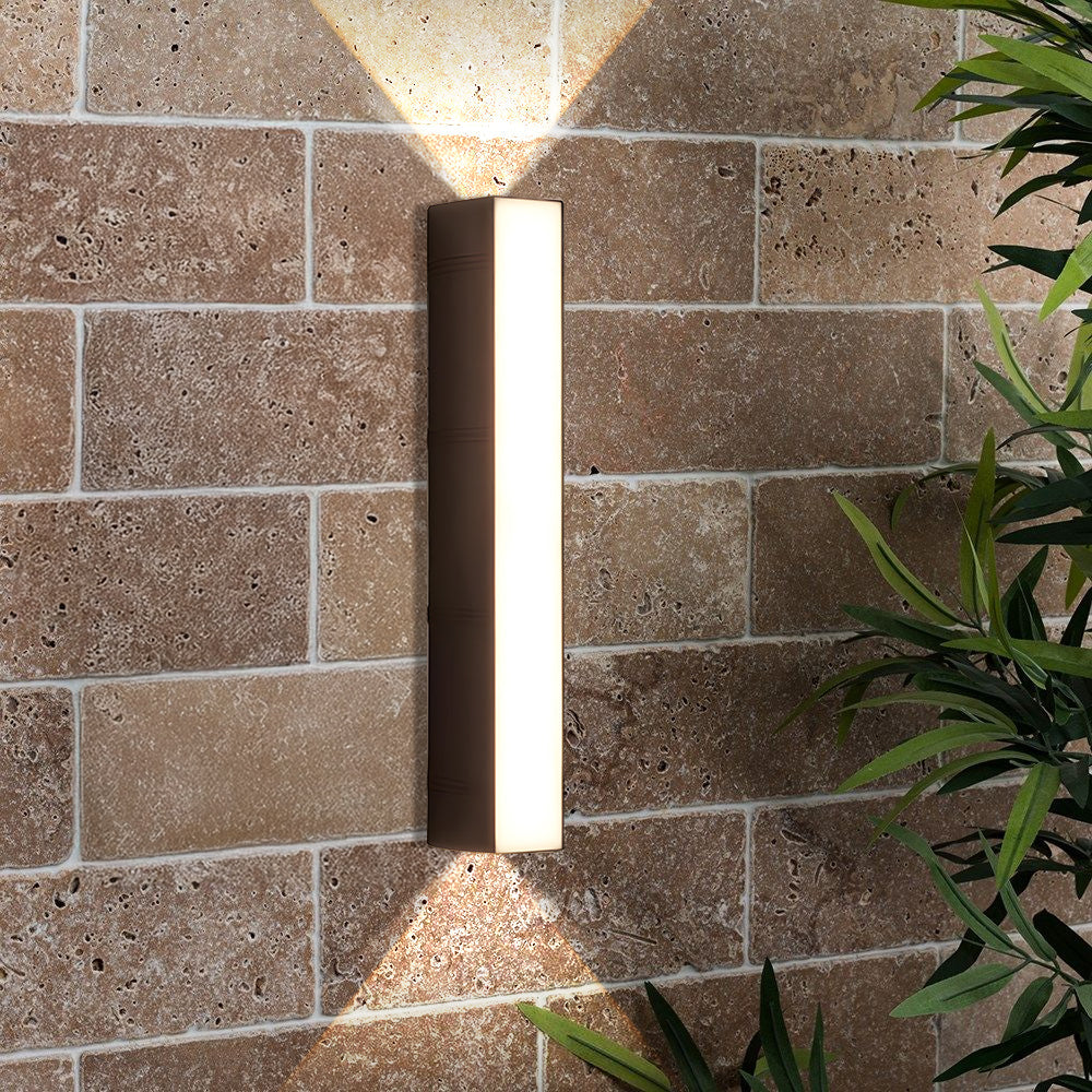 Modern LED Outdoor Wall Light Up Down Sconce for Garden & Patio