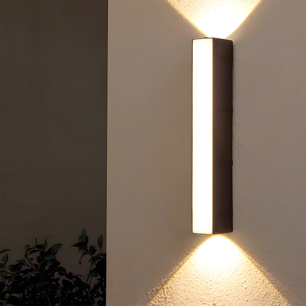 Modern LED Outdoor Wall Light Up Down Sconce for Garden & Patio
