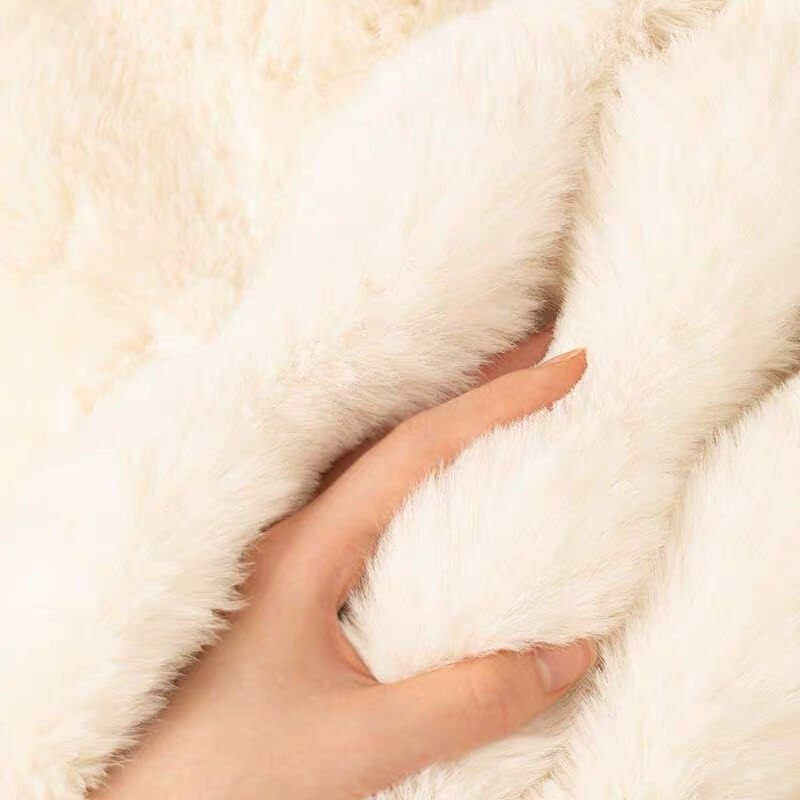 Large Faux Sheepskin Area Rug for Living Room - Soft Shaggy Home Decor