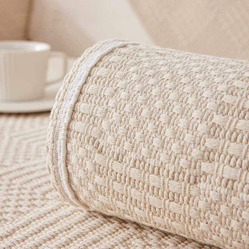 Non-Slip Linen Sofa Cover for Sectional Couch - Pet-Friendly Slipcover