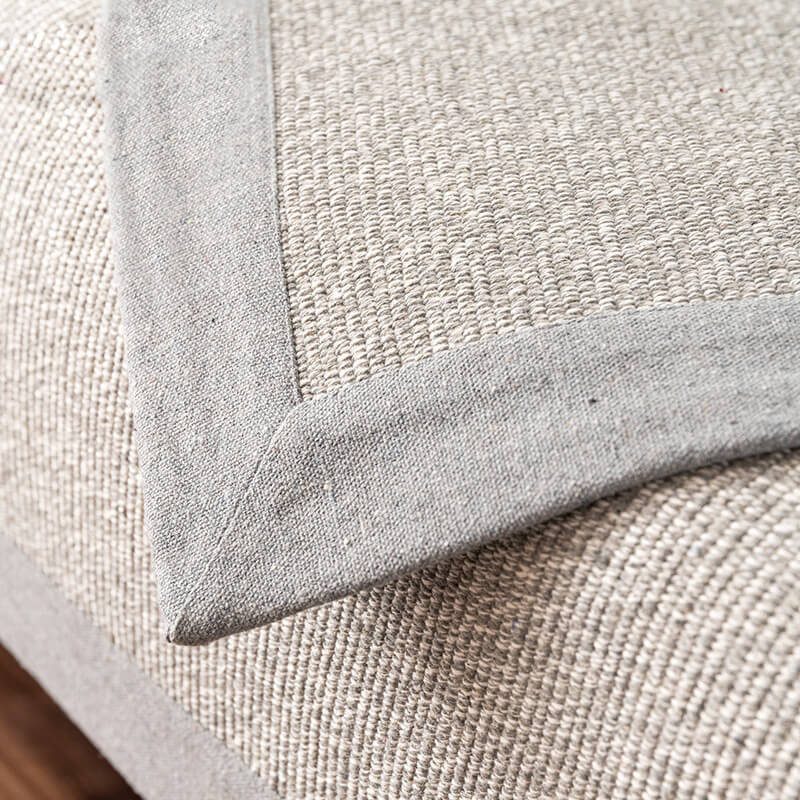 Non-Slip Linen Sofa Cover for Sectional Couch - Pet-Friendly Slipcover