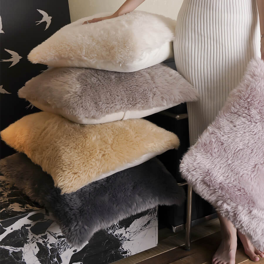 Luxury Soft Wool Throw Blanket for Sofa, Living Room & Bedroom Decor