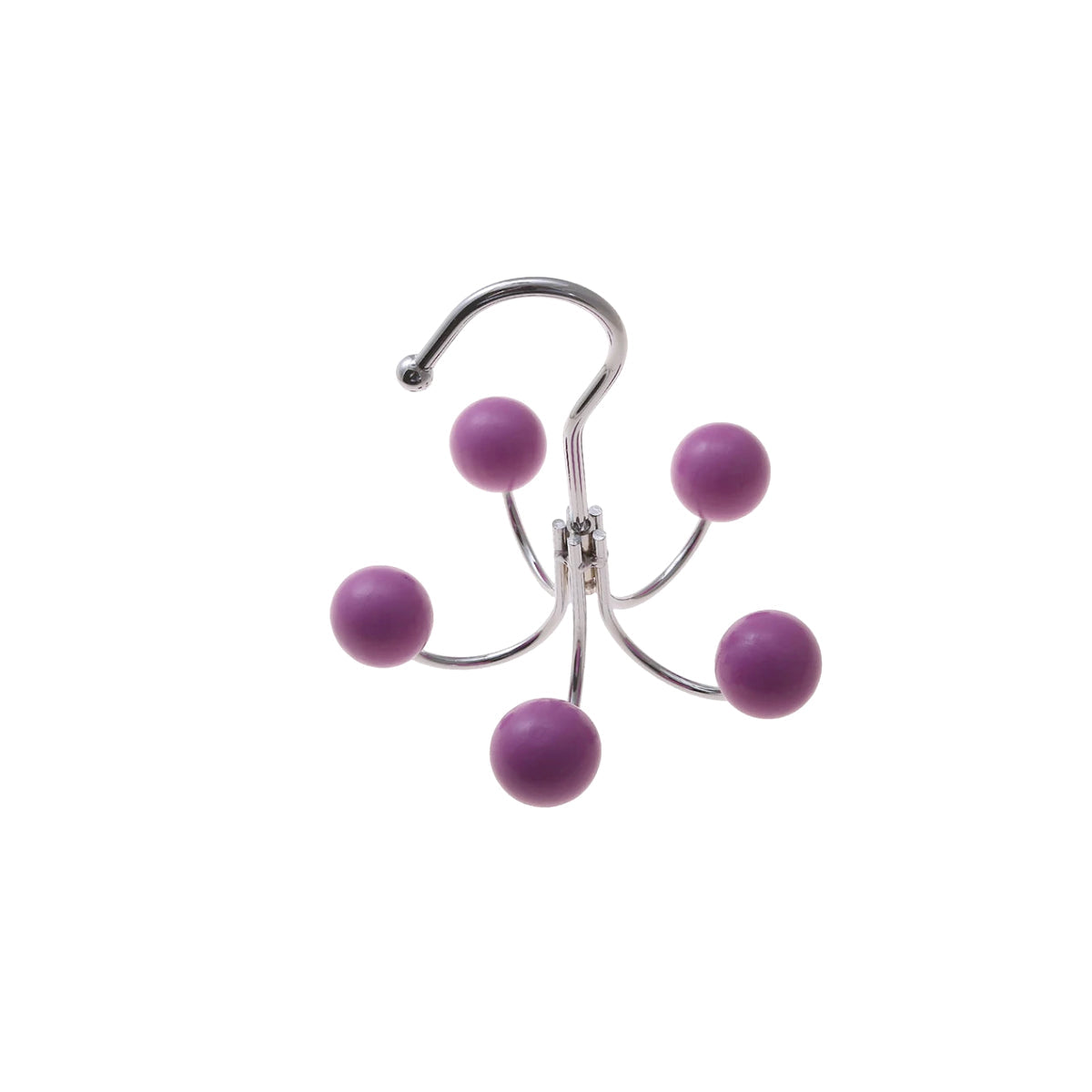 Rotating Wall Hook with Wooden Balls - Decorative Storage Solution