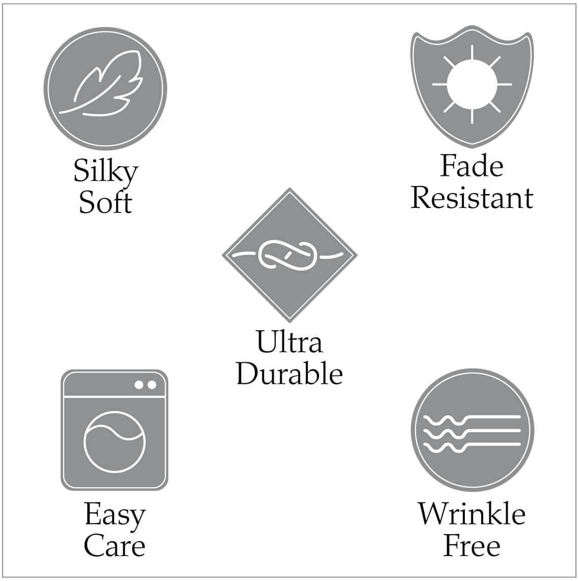 Luxury Satin Bed Sheet Set - Soft Silk Feel Bedding for Comfort