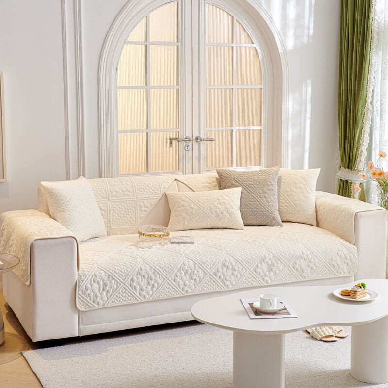 Anti-Slip Sofa Cover for Pets & Kids - Washable Sectional Furniture Protector