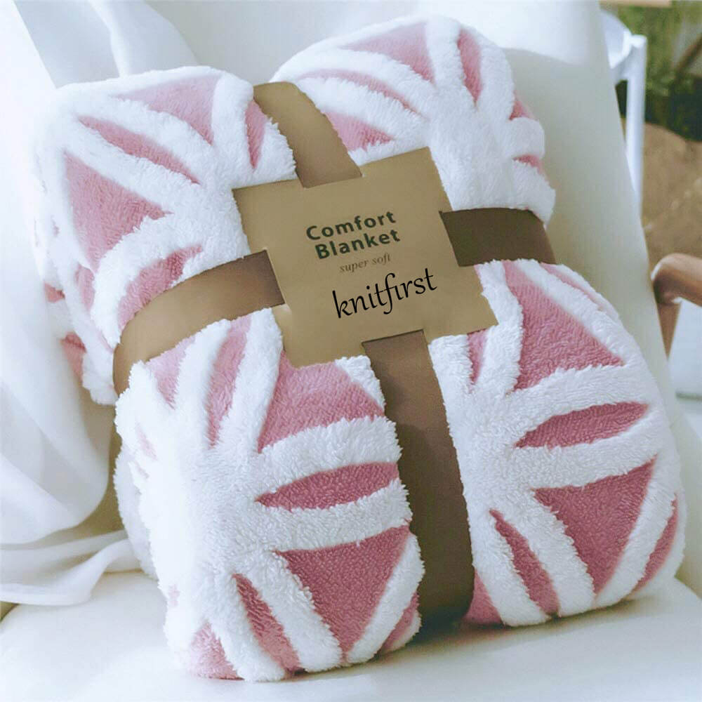 Soft Sherpa Fleece Throw Blanket - Cozy Fuzzy Bed Blanket for Comfort