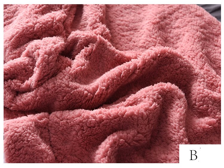 Plush Sherpa Fleece Throw Blanket, Soft Twin Queen Size Blanket