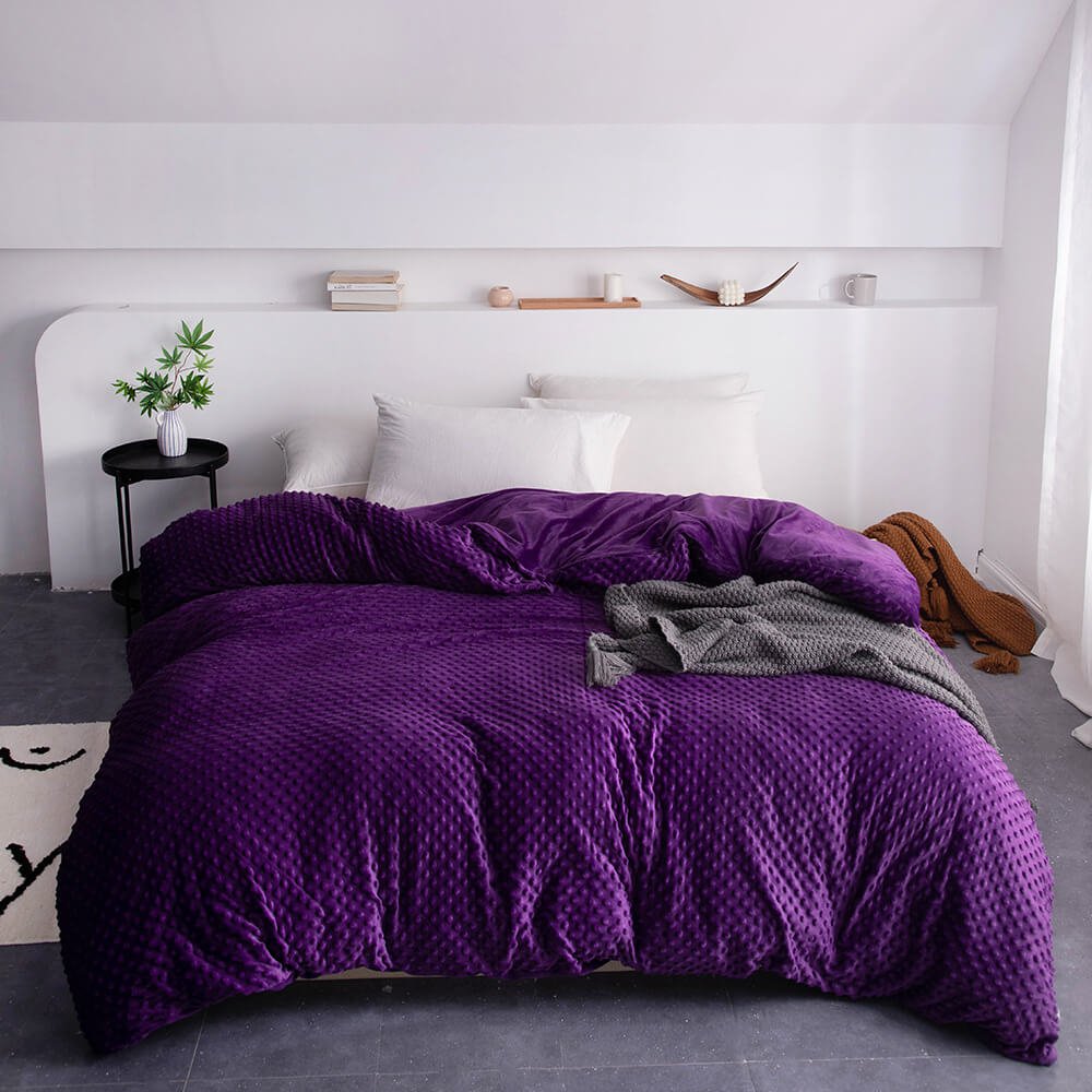 Cozy Soft Weighted Blanket Duvet Cover for Better Sleep
