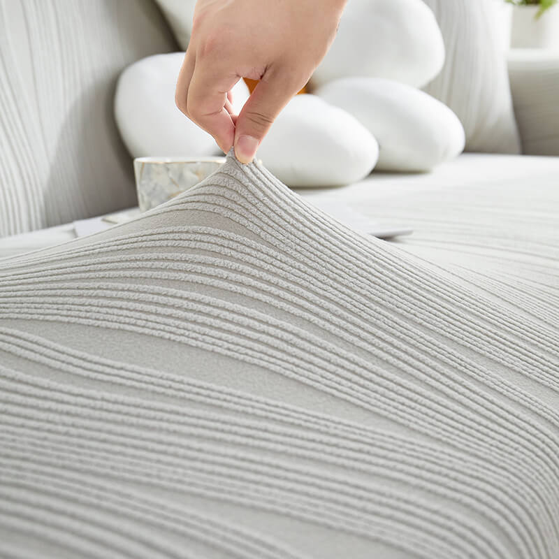 Stretch Jacquard Sofa Cover, Washable Slipcover for Pets & Kids