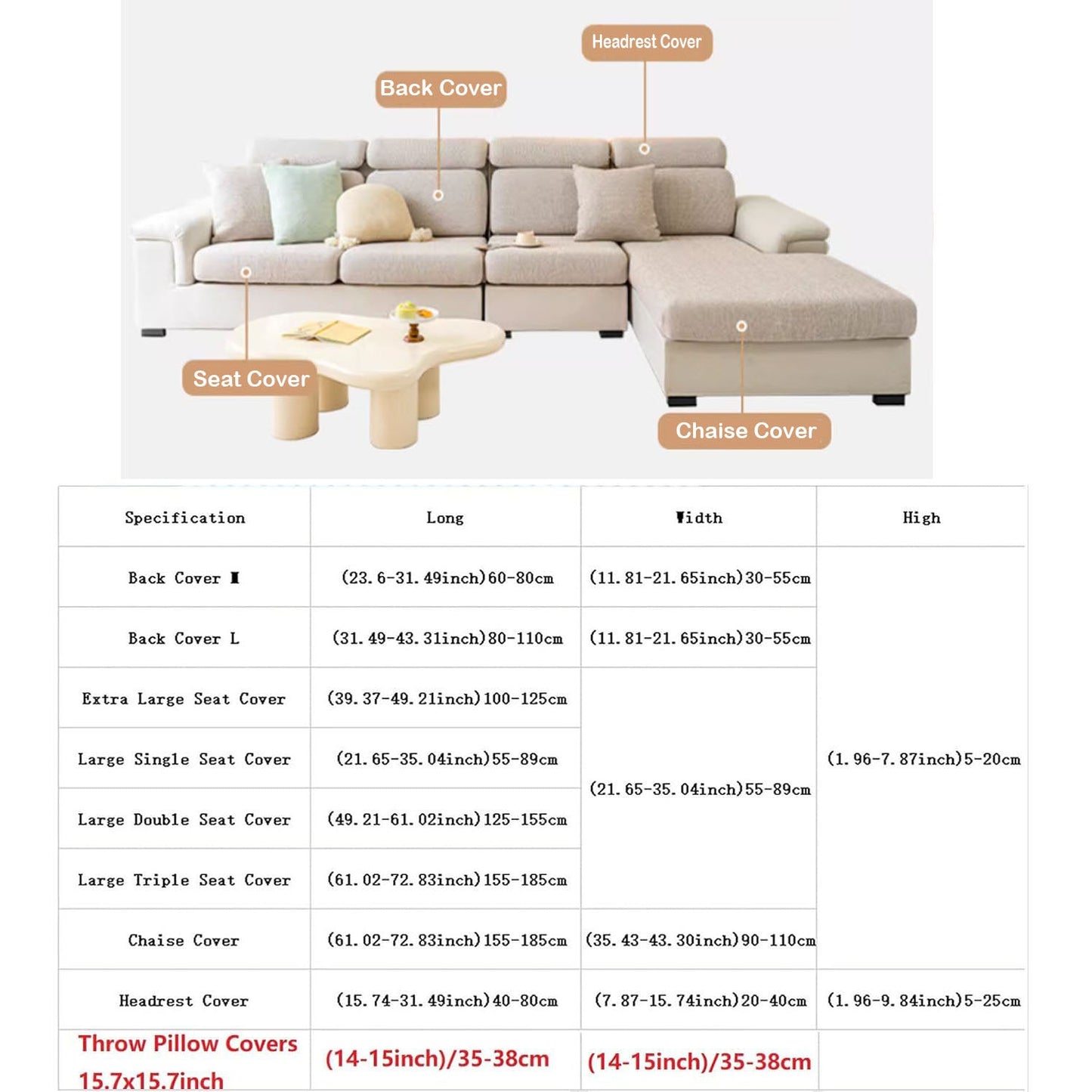 Thick Anti-Slip Sofa Covers - Stretchable, Wear-Resistant Couch Protectors