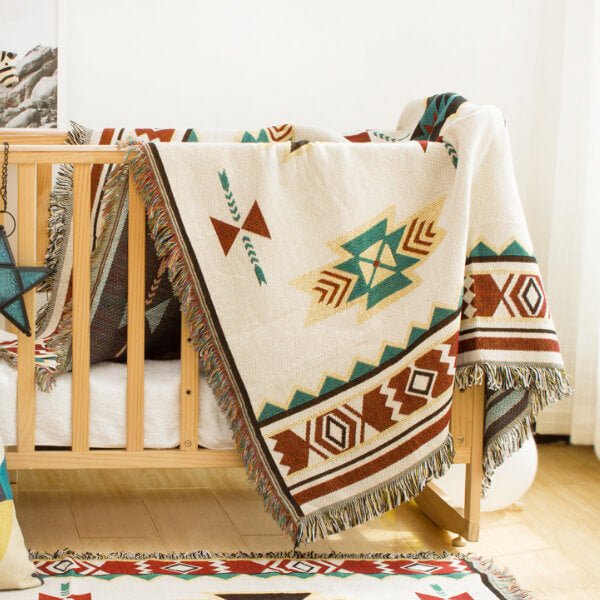 Soft Woven Waffle Throw Blanket for Cozy Home Decor