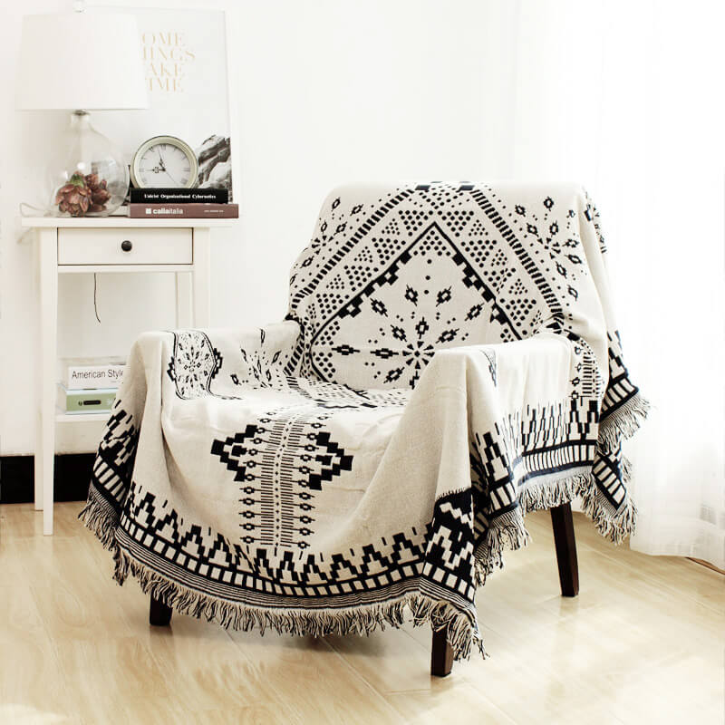 Soft Woven Waffle Throw Blanket for Cozy Home Decor