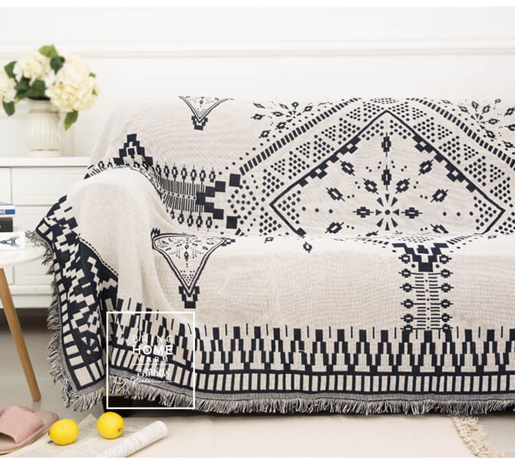 Soft Woven Waffle Throw Blanket for Cozy Home Decor